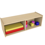 Storage Shelves with Maple Laminate Bac