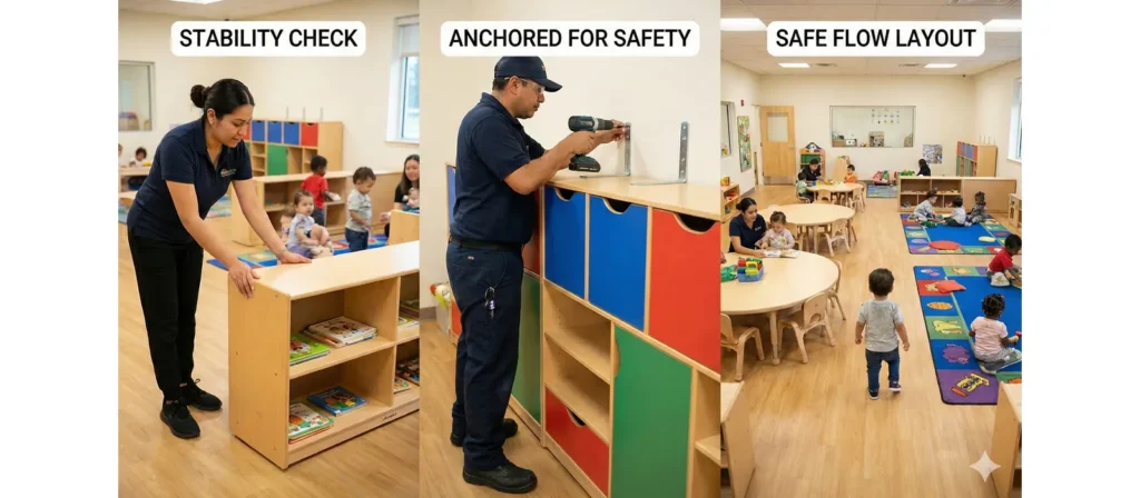 Safety Guidelines for Daycare Furniture 3 Daycare Furniture Stability Anchoring and Layout