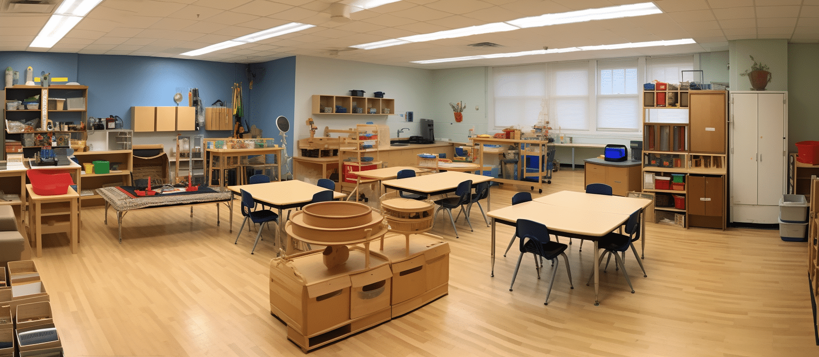 Daycare Furniture For Cooperative Learning Activities