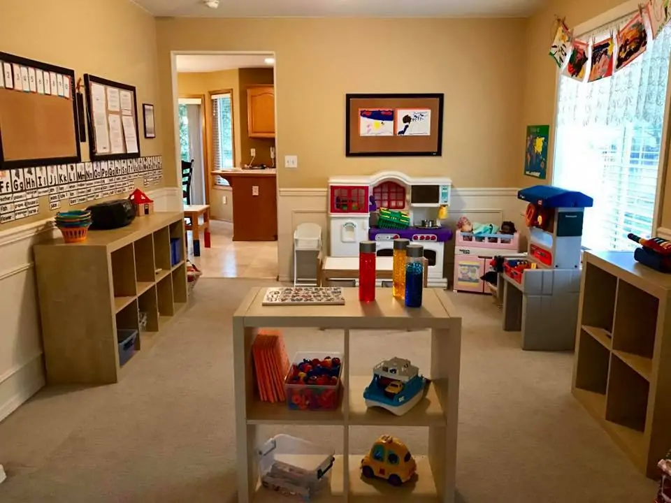 Multi-Functional Daycare Cubbies with Seating