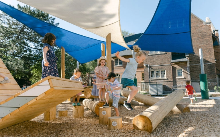 Interactive Preschool Outdoor Playground