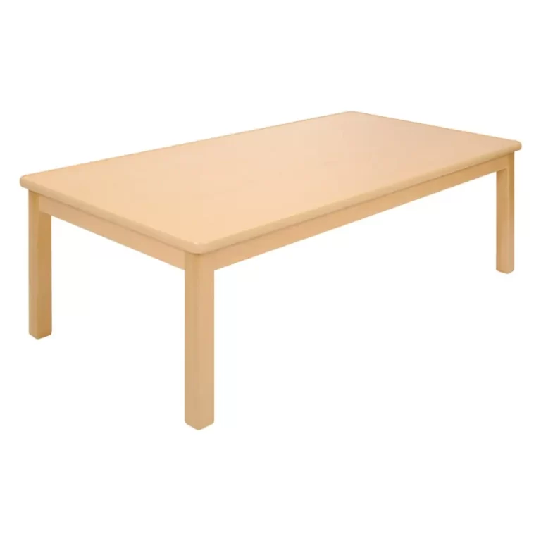 Sturdy and Spacious Rectangle Table for Classroom and Playroom Use