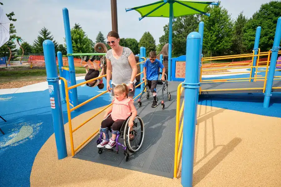 Wheelchair-Accessible Playground for All Children