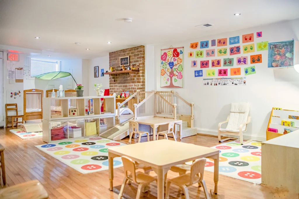 Home daycare indoor play area