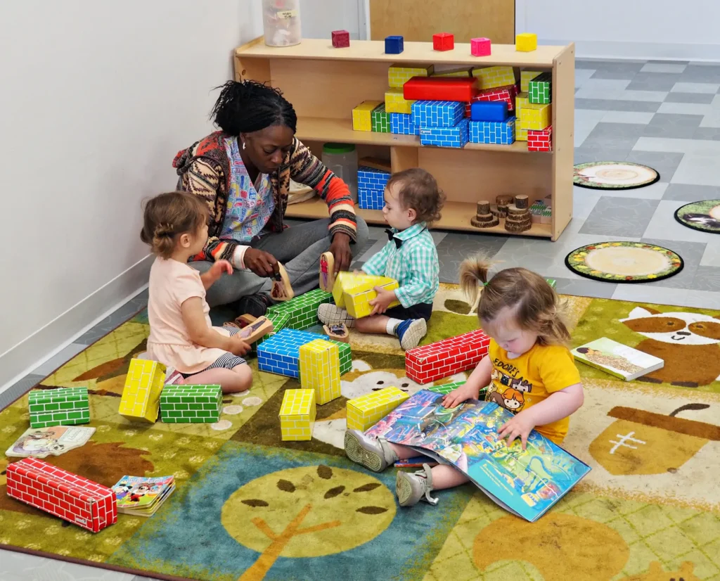 Group activity in an early learning center.