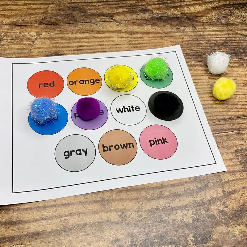 Preschool Lesson plan Colors