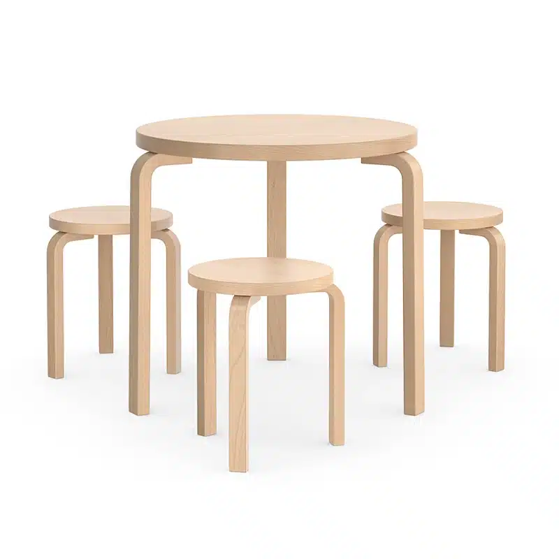 Mushroom Table & Stools