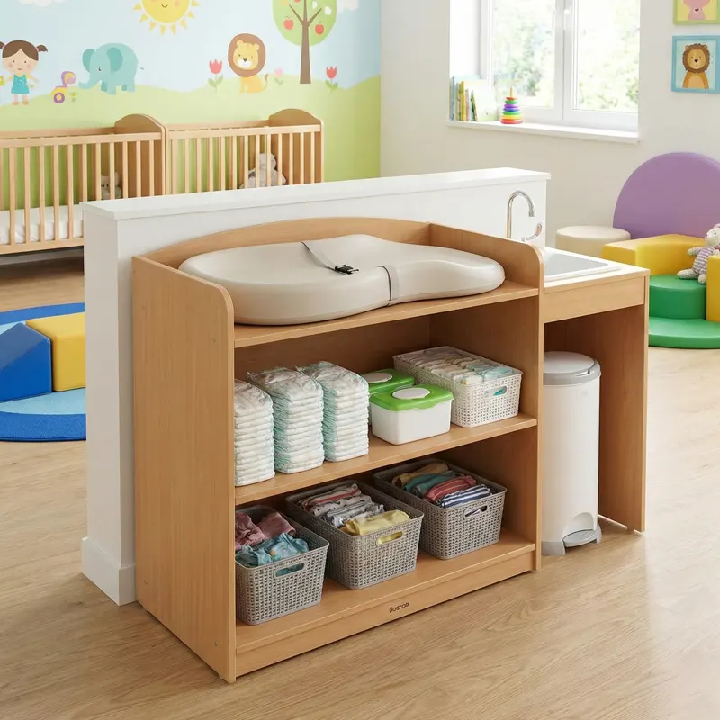 Preschool Furniture Buying Guide: Ensure You’re Getting High-Quality and Safe Choices 23 Preschool Changing Tables Guidelines