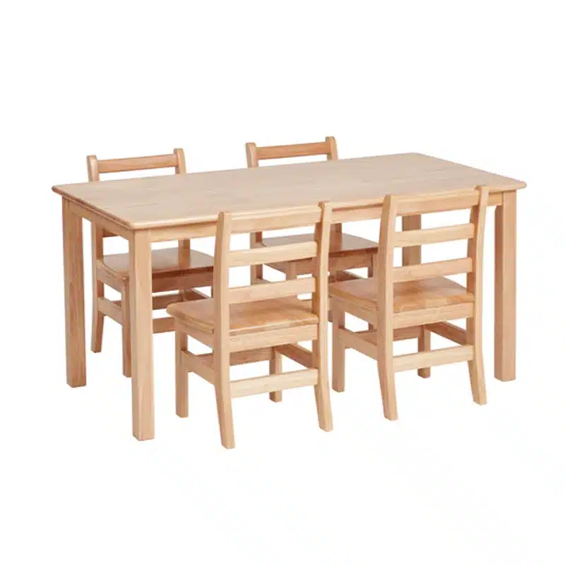 Rectangular Table and Chair