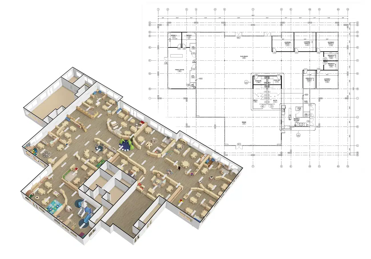 kindergarten floor plan