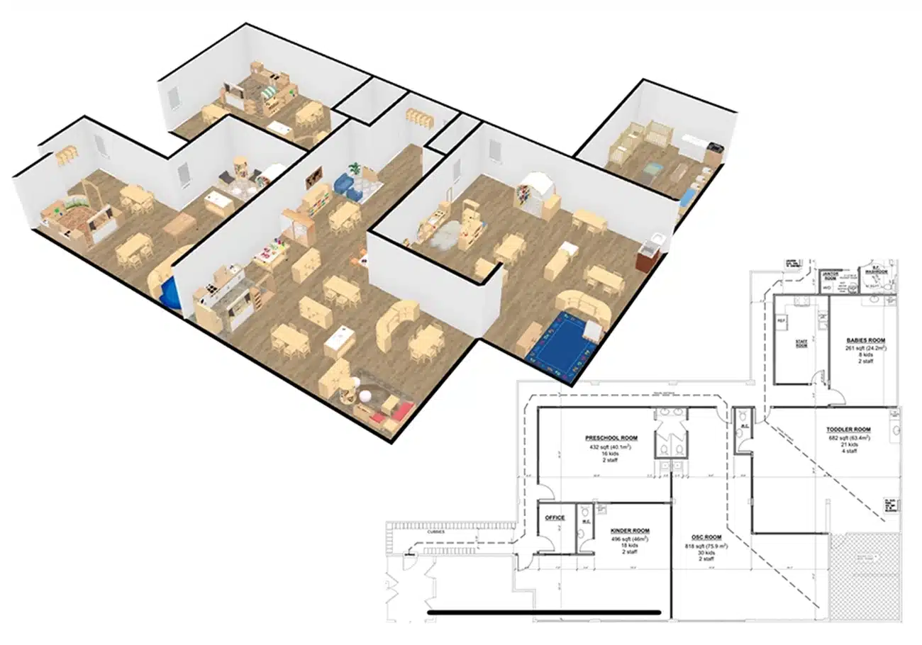 early learning centre floor plan