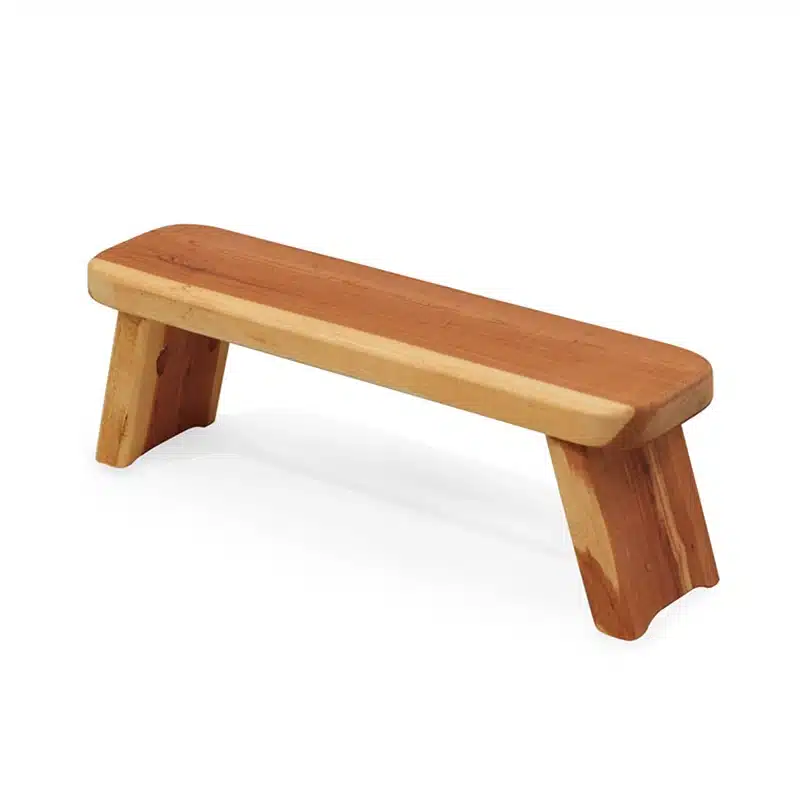 Bench with Slab Legs