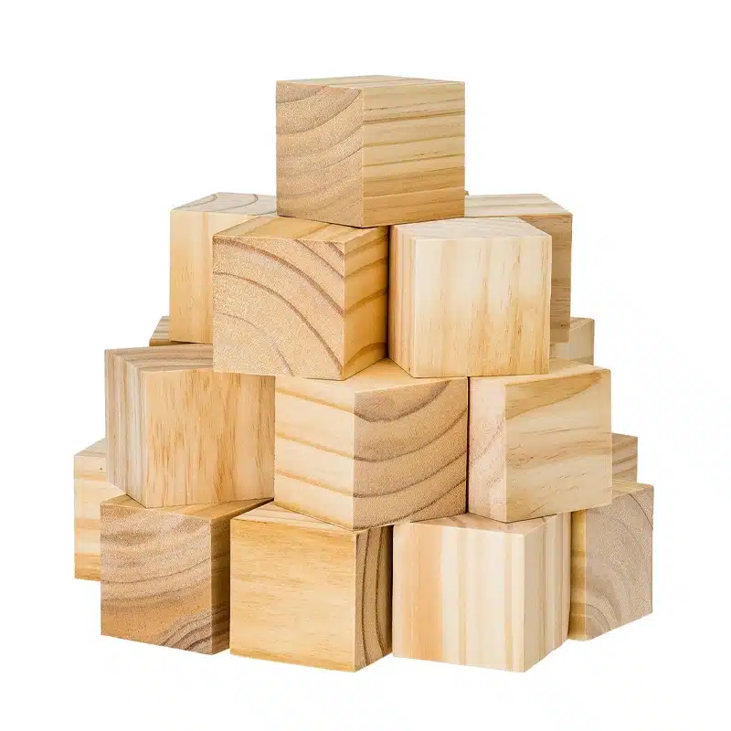 Wooden Cubes Blocks