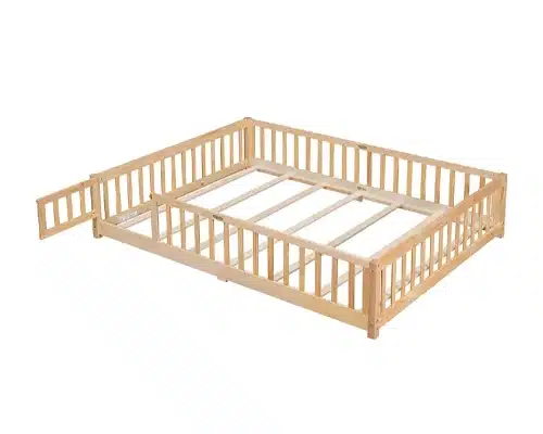 Floor Bed with Rails