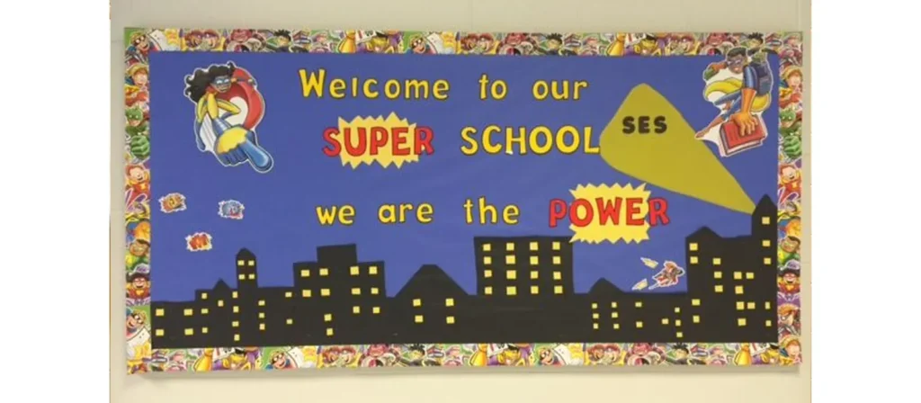 Superhero Bulletin Board
