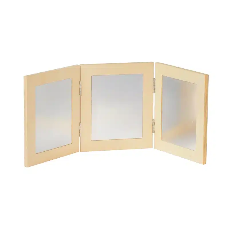 3 Panel Folding Mirror