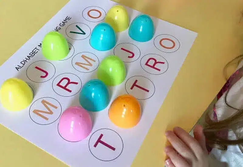 Easter Alphabet Matching
