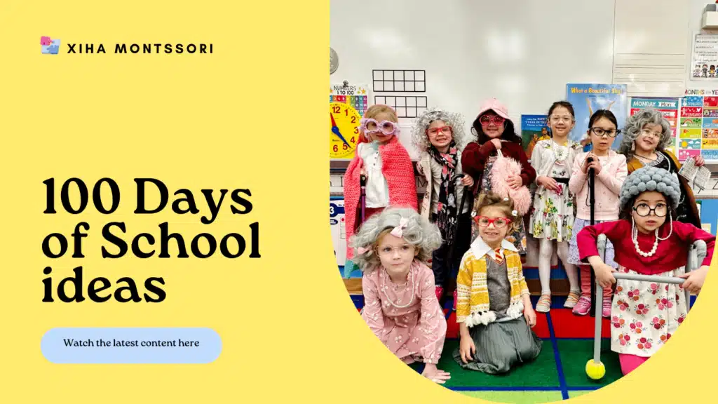 100 Days of School Ideas for Preschoolers(Activities, Play, and More)