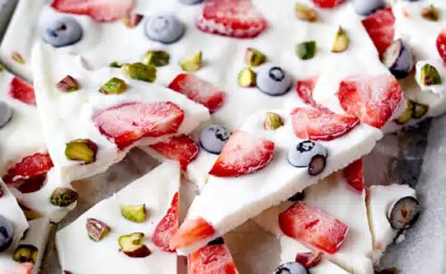 Frozen Yogurt Bark