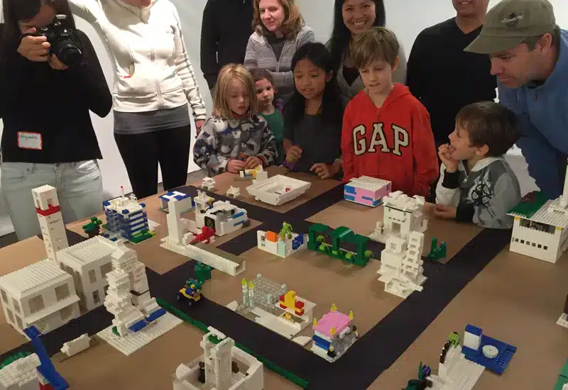 Children's building block toys