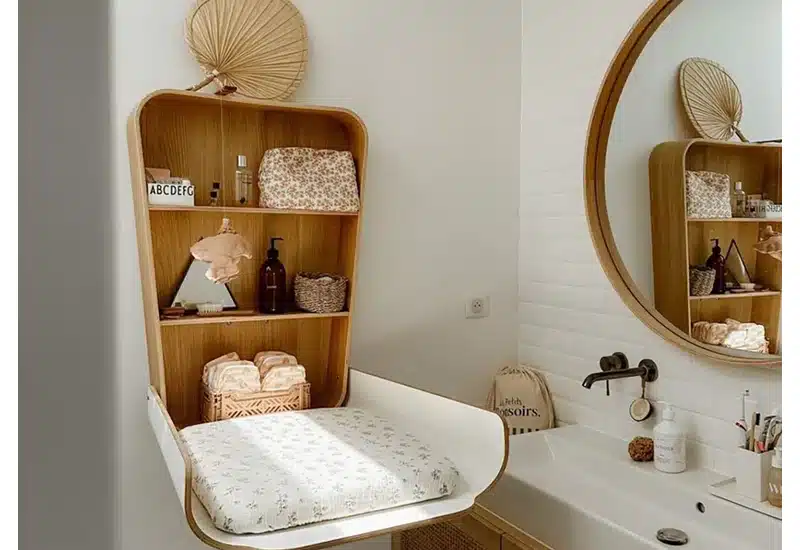 Wall-Mounted Changing Table
