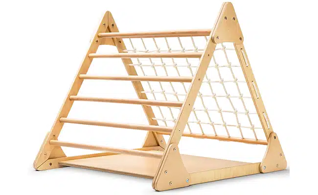 triangular climbing frame