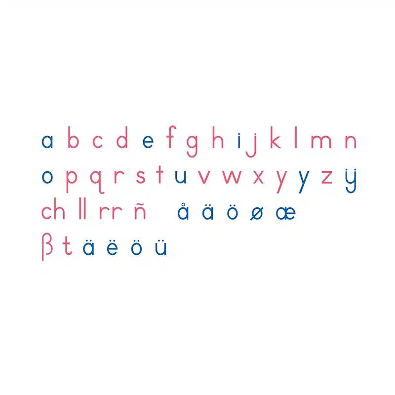 Large Movable Alphabet