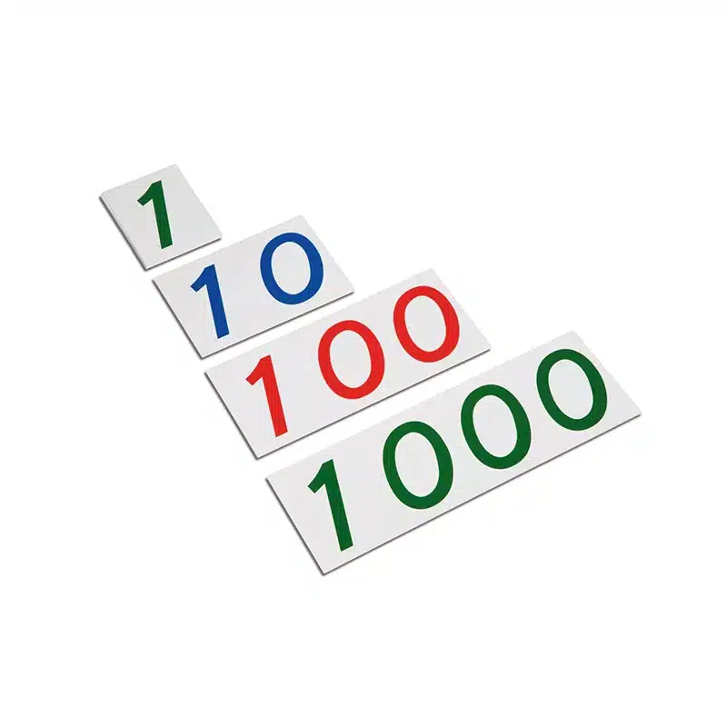 Large Number Cards 1–1000