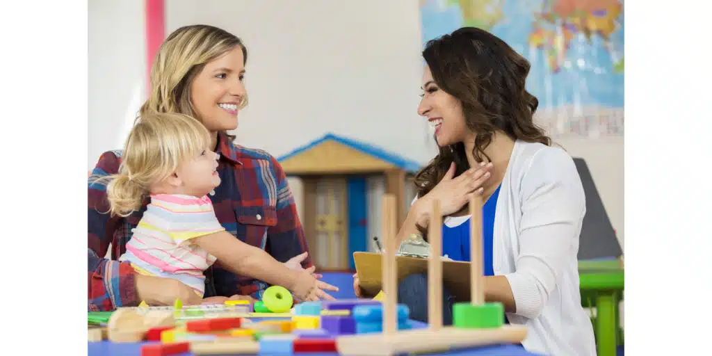 Parents in kindergarten