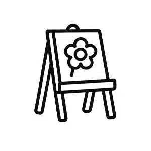 Preschool Art Furniture Icon