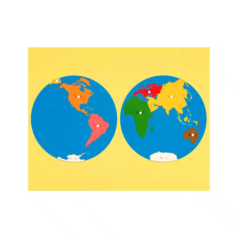 Puzzle Map- World Parts