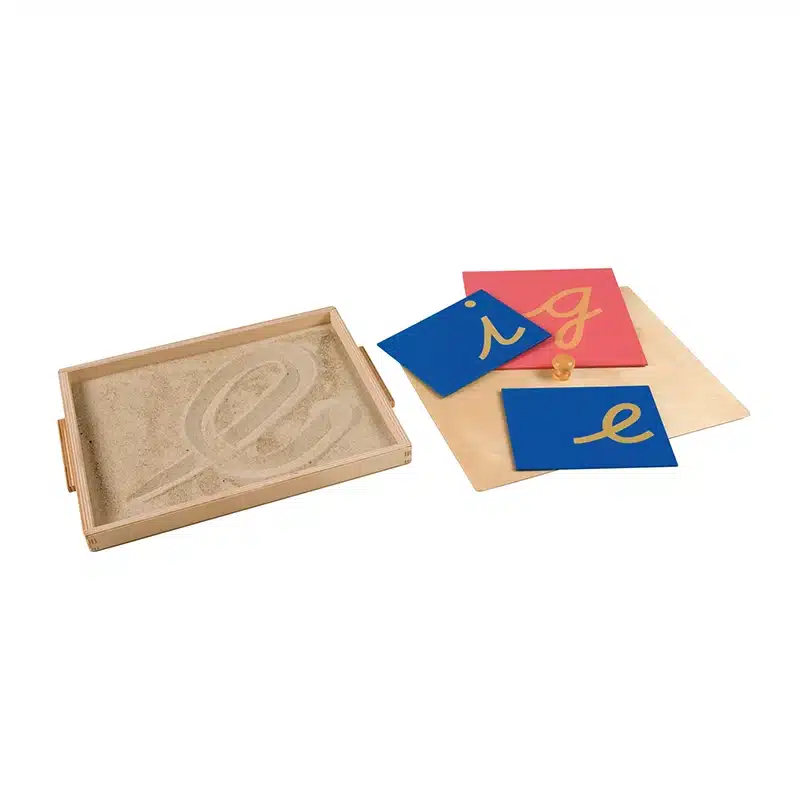 Sandpaper Letter Tracing Tray