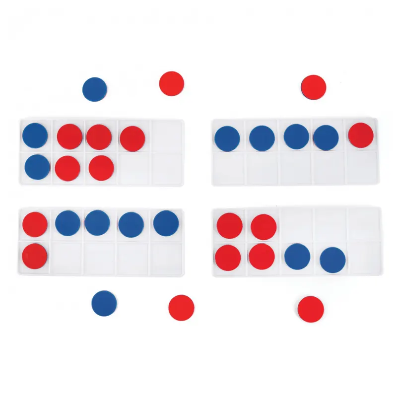 Ten Frames with Counters