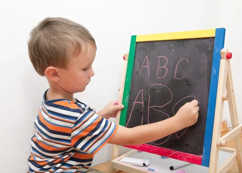 Montessori Sensitive Periods in Child Development 13 children Learning to Write
