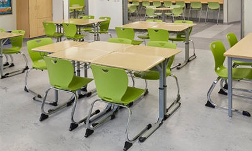 Elementary School Classrooms Desks