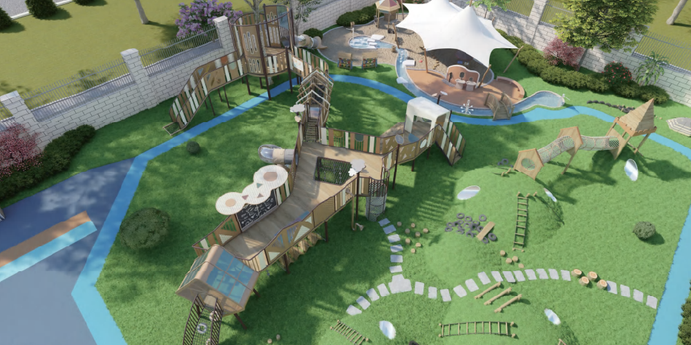 Nature-Inspired Outdoor Play Area