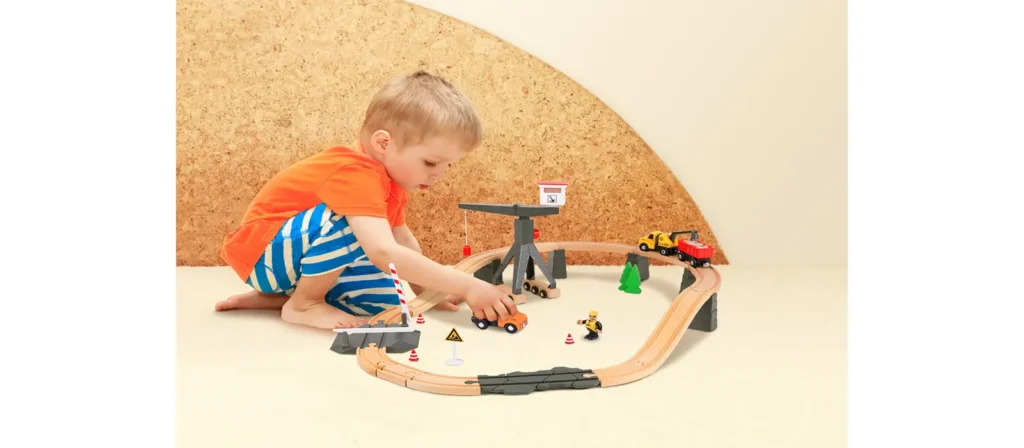 Unlocking Play Schemas: The Essential Guide to Child Development 33 preschool activity Train Track Architect