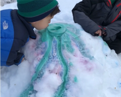 Snow Volcano