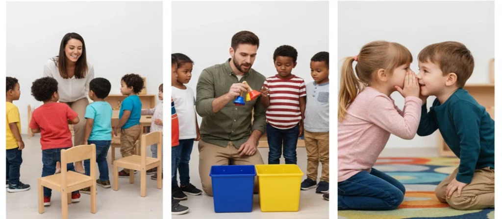 20 Fun Classroom Attention Getters for Kids 6 Chair Turn Challenge