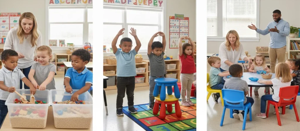 20 Fun Classroom Attention Getters for Kids 8 Stack and Sit