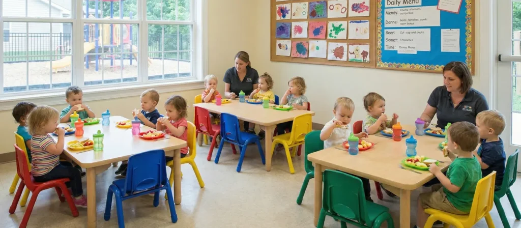 Daycare Furniture List For Us Preschools: A Practical Classroom Setup Guide 9 Daycare Classroom Dining Area