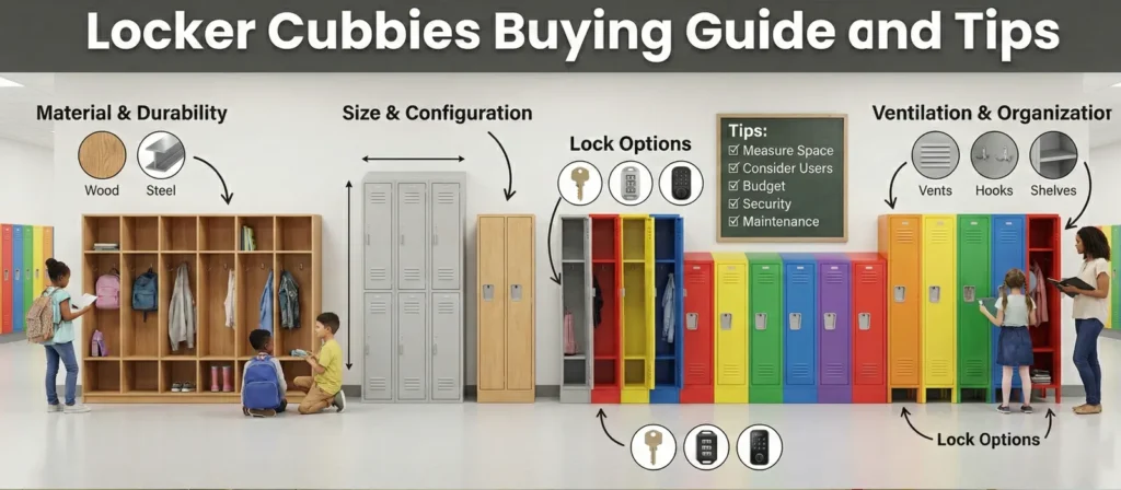 Preschool Locker Cubbies Buying Guide 1 Locker Cubbies Buying Guide and Tips