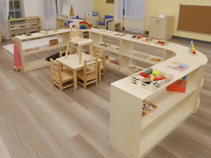 Open Shelving And Learning Material Storage