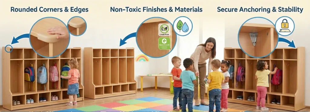 Preschool Locker Cubbies Buying Guide 4 Preschool Locker Cubbies Prioritize Safety in Every Detail