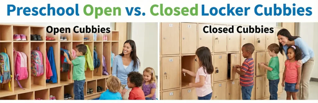 Preschool Locker Cubbies Buying Guide 10 Preschool Open vs. Closed Locker Cubbies