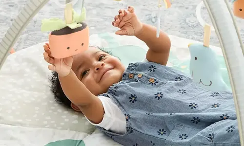 What Is Tummy Time And Why Is It Important For Babies? 10 Textured Activity Gym Or Play Mat