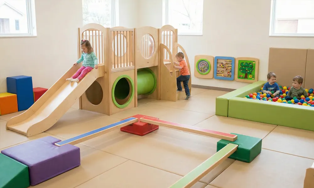 Preschoolers Climbing Equipment