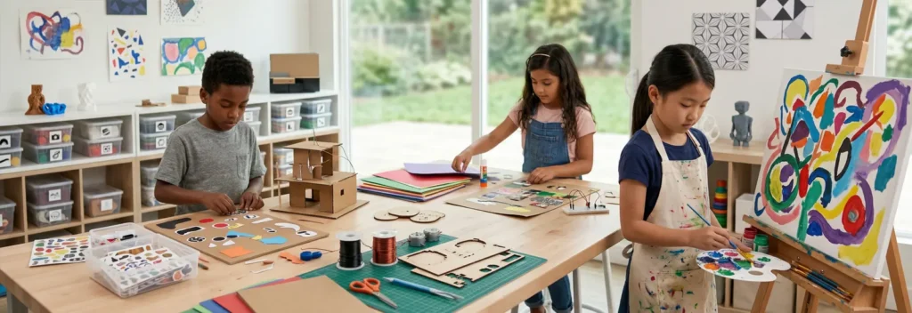 The Complete Guide To Creating A Maker Space For Kids 7 Art And Creation Zone For Maker Space