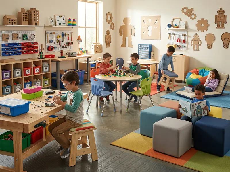 The Complete Guide To Creating A Maker Space For Kids 15 Child Sized Seating For Maker Space