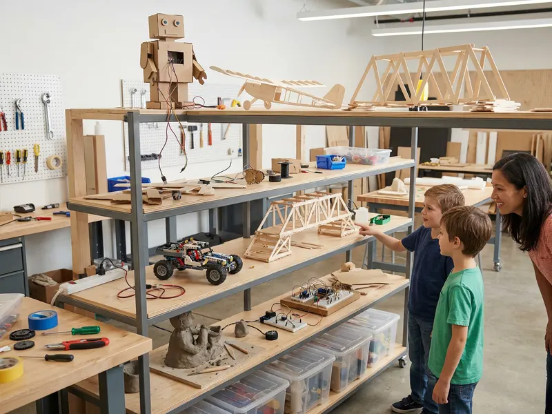 The Complete Guide To Creating A Maker Space For Kids 16 Display Units For Maker Space